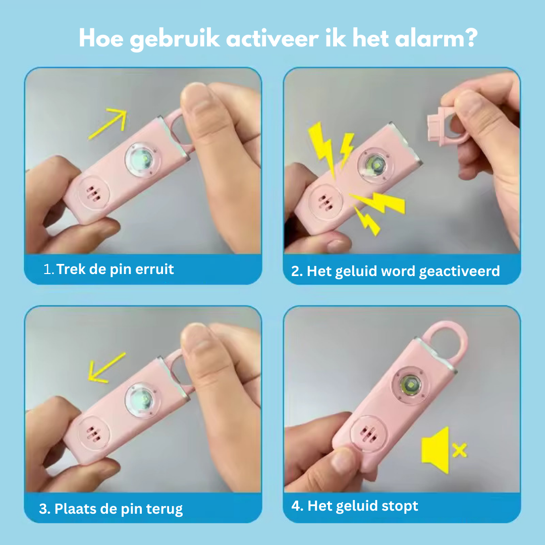 SafeSound™ | Voor Directe Bescherming in Noodsituaties.