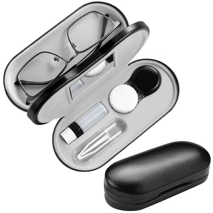 VisionCase™ | De Compacte 2-in-1 Oplossing voor Bril en Lenzen.