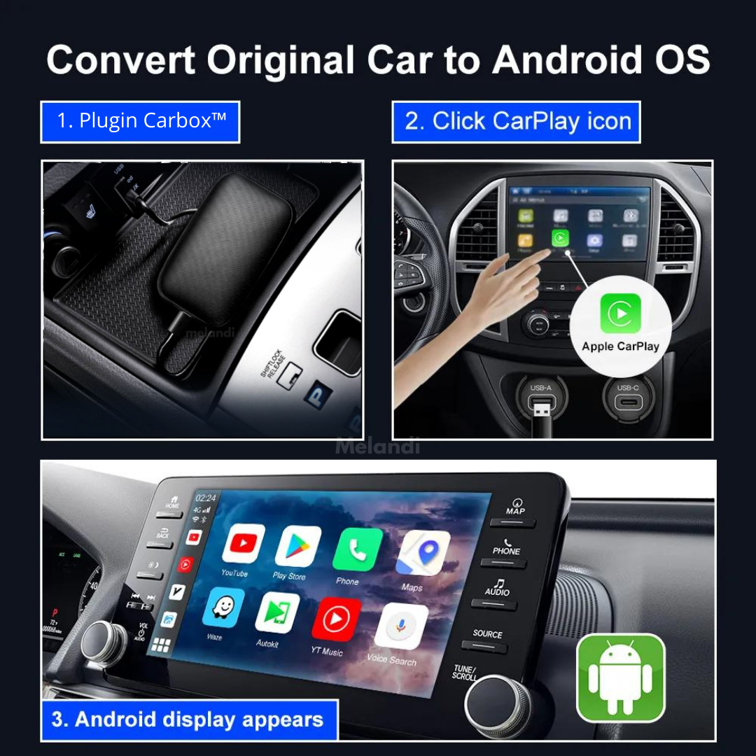 Carbox™ | Geniet van jou favoriete apps en streamingsdiensten in de auto!