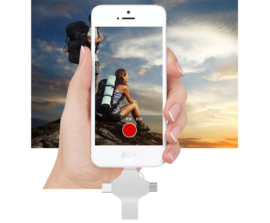 FlashDrive™ | 4 IN 1 Geen last meer van een vol toestel!