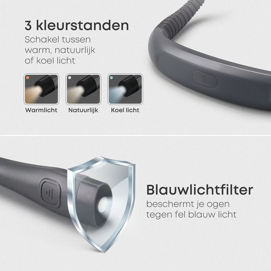 NeckLight™ | Maak Lezen & Werken Comfortabel en Handenvrij.