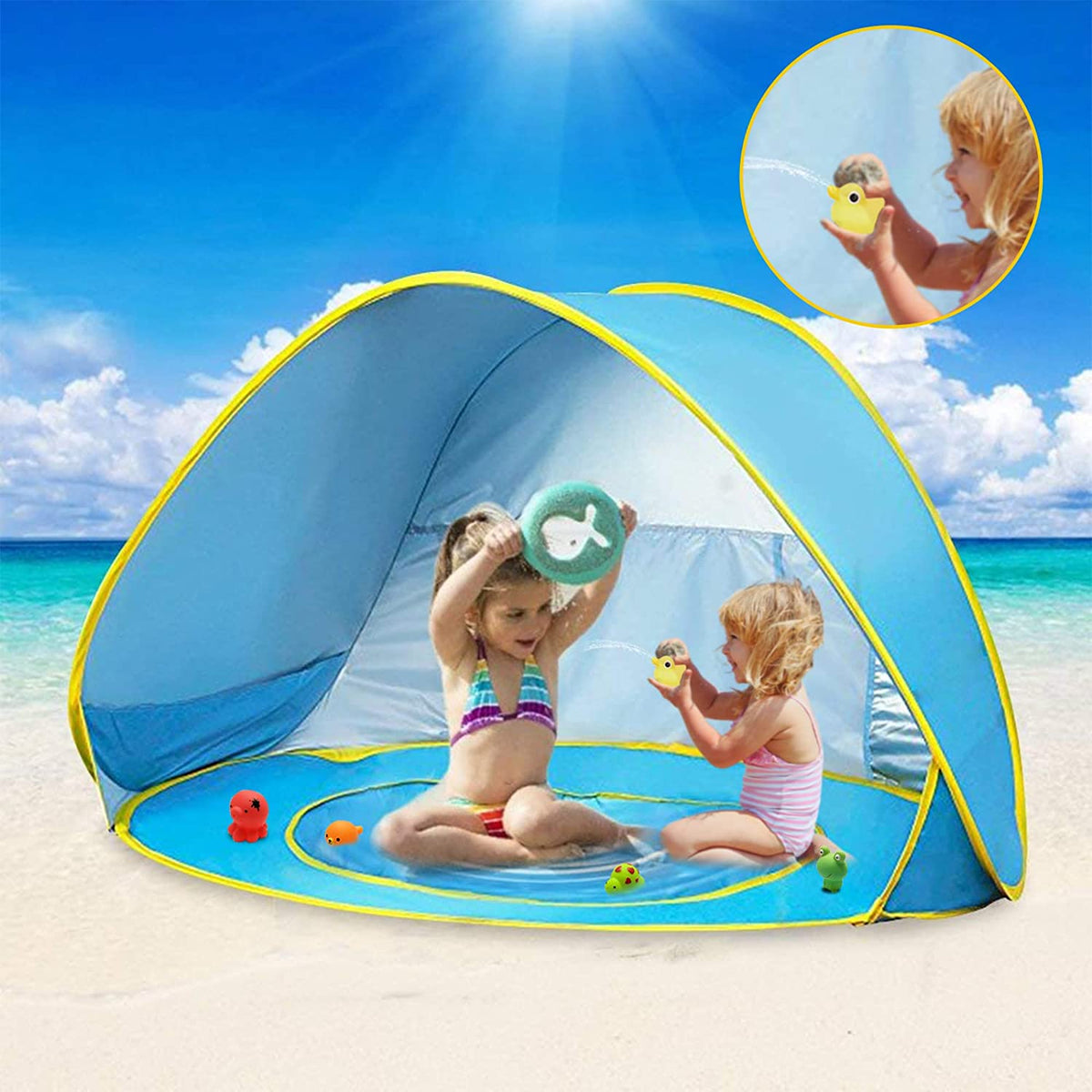 BabyShade™ | Schaduw voor de zonnige dagen - Pop-up zonnescherm