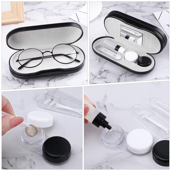 VisionCase™ | De Compacte 2-in-1 Oplossing voor Bril en Lenzen.