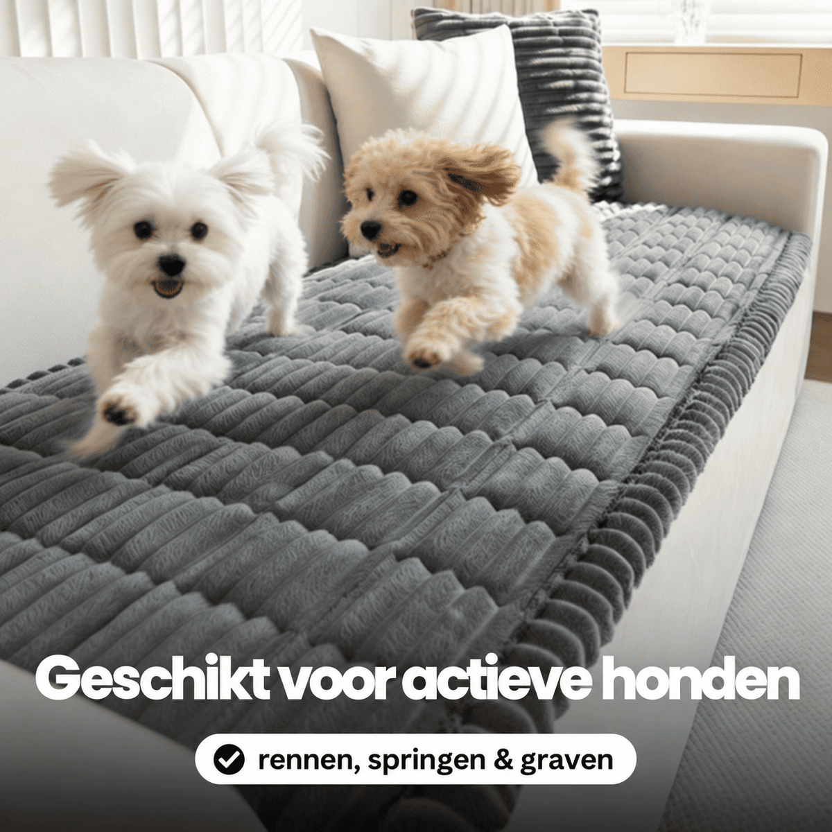 SofaLuxe™ | Houd Je Bank Schoon, Zacht & Beschermd.