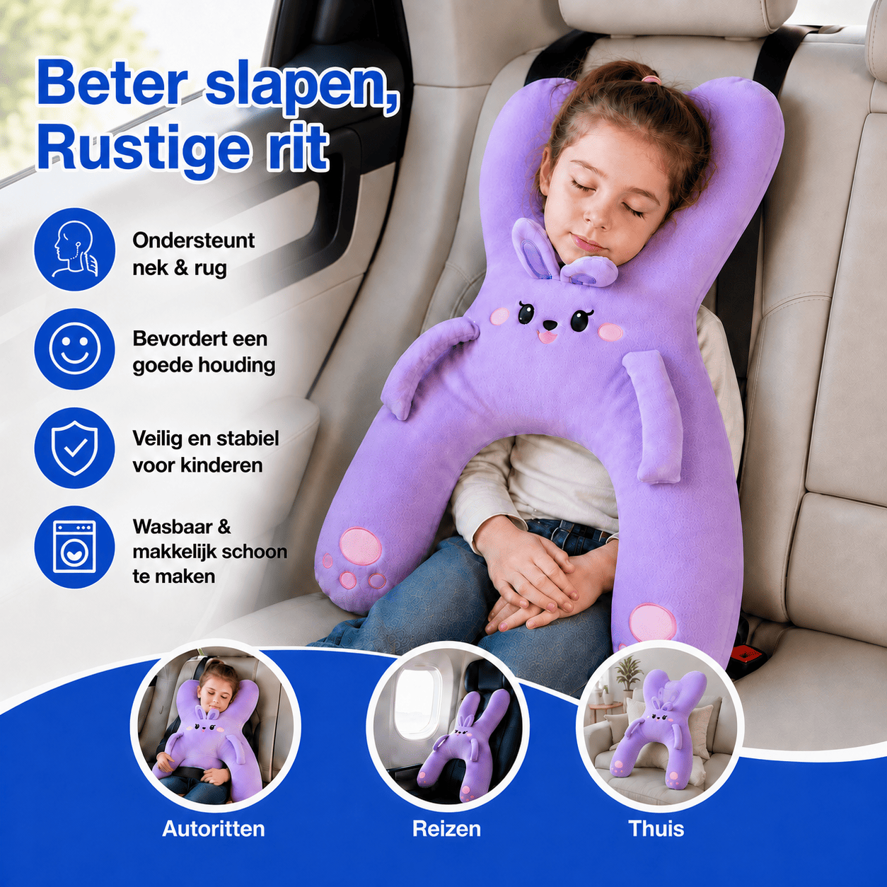 DreamBuddy™ |  Meer Rust en Comfort Tijdens Elke Rit.