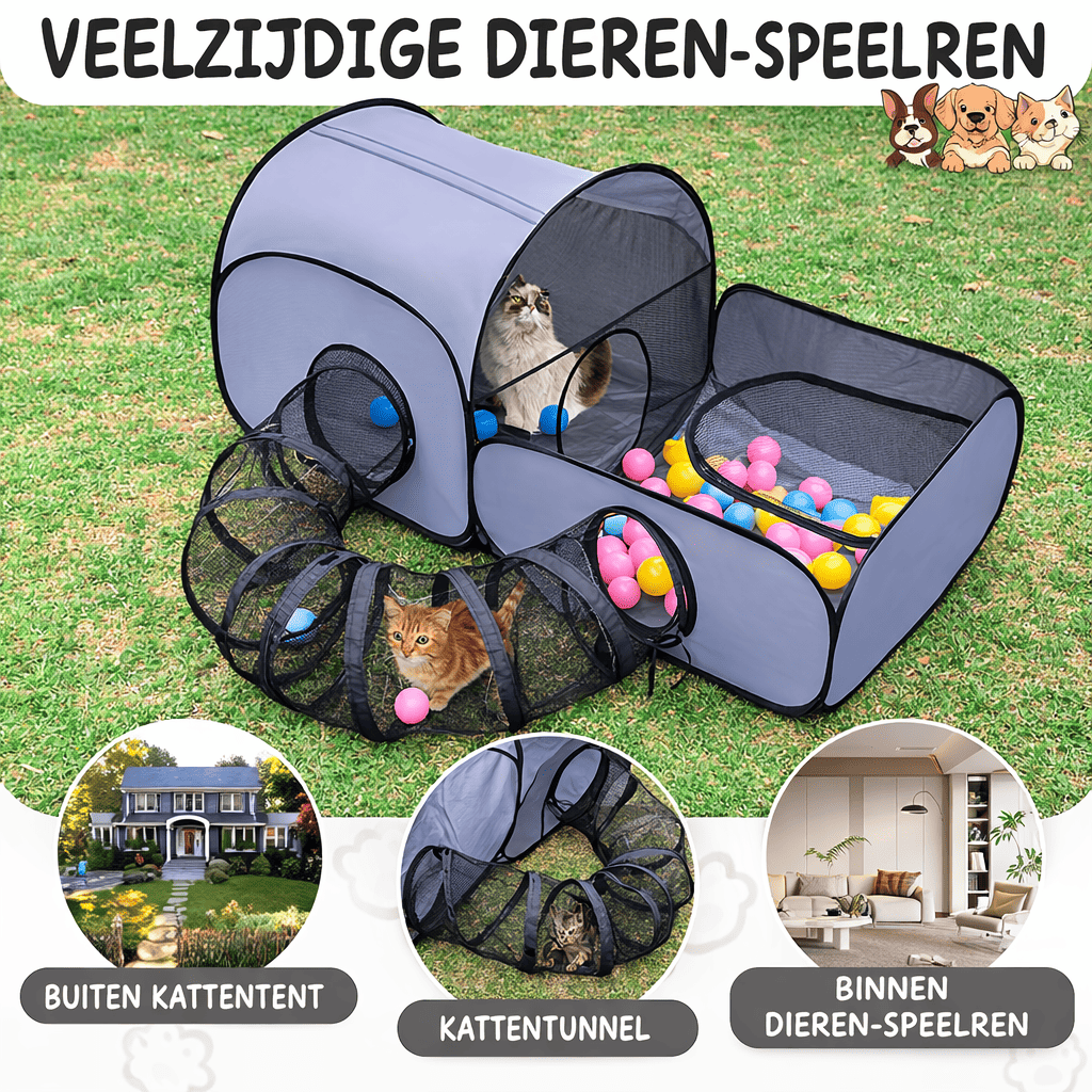 CatTent™ | De Ultieme Speel- en Relaxplek voor Je Kat.