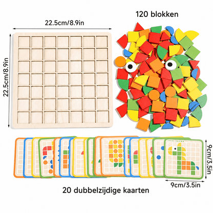 MosaicPuzzel™ | Stimuleer Nieuwsgierigheid, Denkvermogen en Creativiteit.