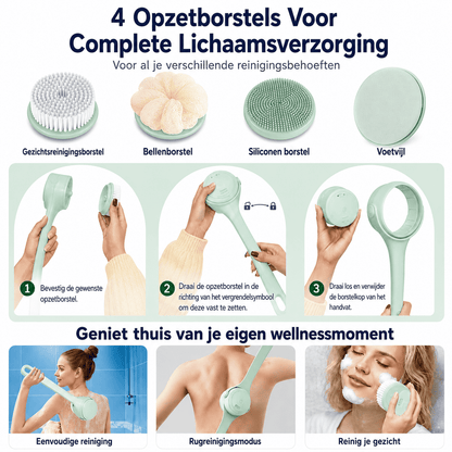 EasyScrub™ | Elektrische Rugborstel voor Moeilijk Bereikbare Plekken.