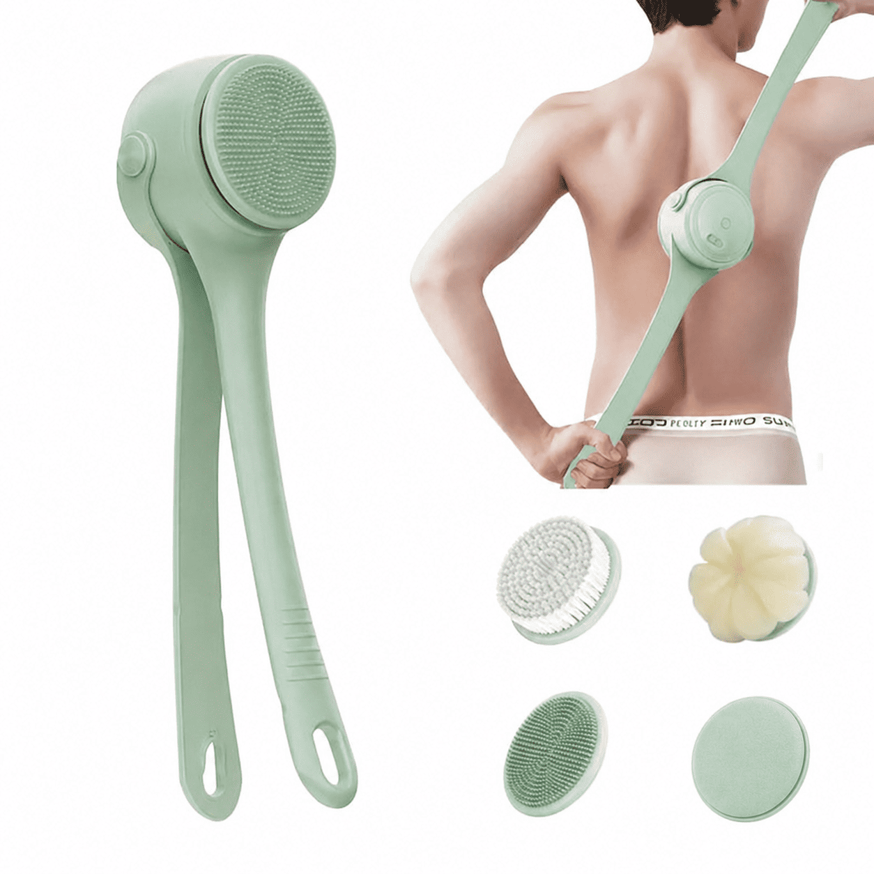 EasyScrub™ | Elektrische Rugborstel voor Moeilijk Bereikbare Plekken.