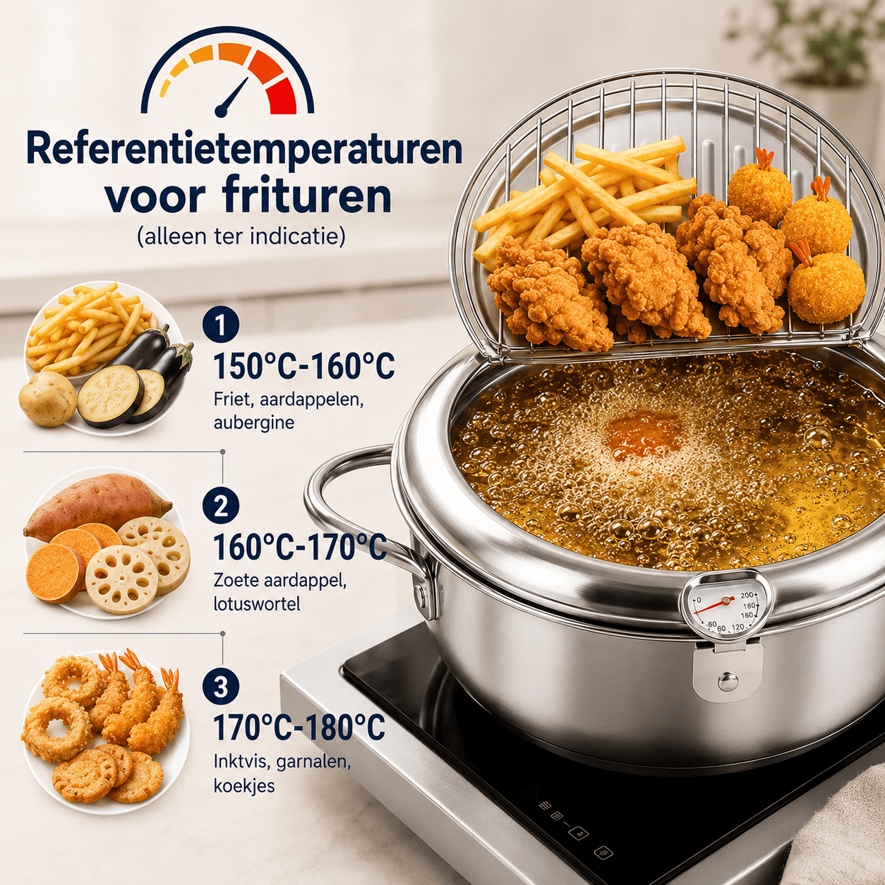 FryMaster™ | Eenvoudig frituren op elke kookplaat.