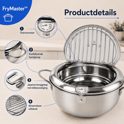 FryMaster™ | Eenvoudig frituren op elke kookplaat.