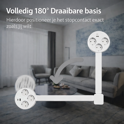 PowerFlex™ | De Slimme Oplossing voor Verborgen Stopcontacten.