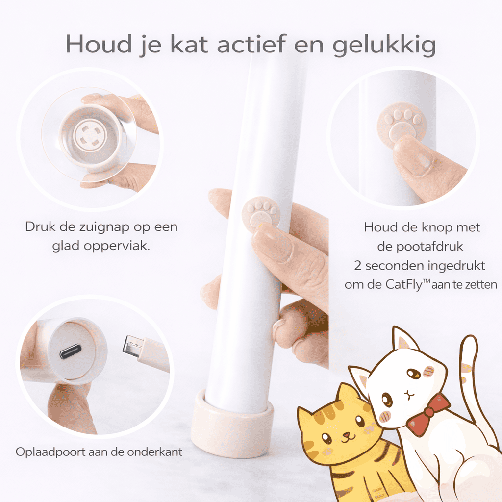 CatFly™ | De Ultieme Jacht en Speel Stimulatie.