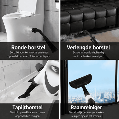 SteamPro™ | Geniet van Krachtige Stoomreiniging voor Elke Oppervlakte in Huis.