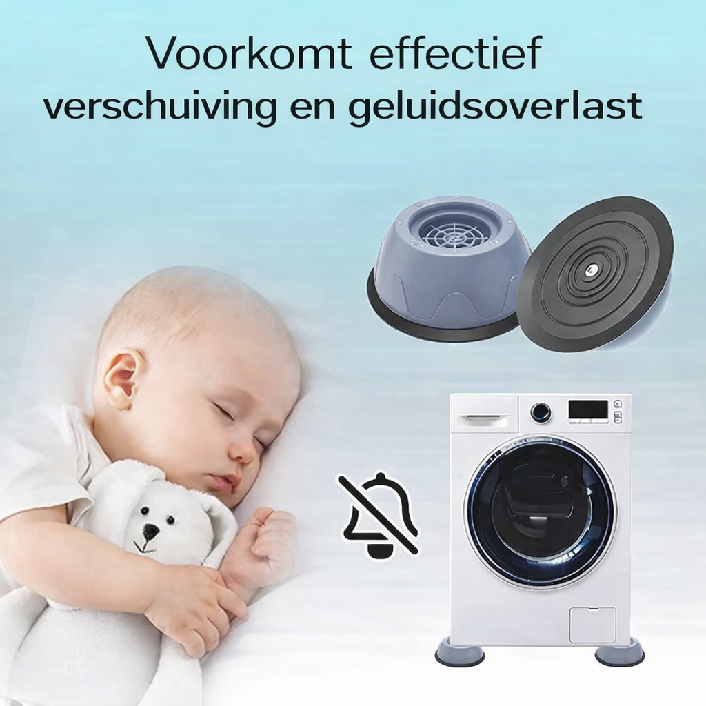 SilentWash™ |  Zeg Vaarwel Tegen Lawaai en Trillingen.