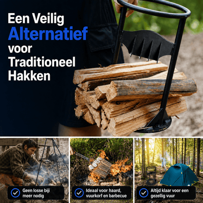 SplitMaster™  | Maak Gemakkelijk Zelf Aanmaakhout.