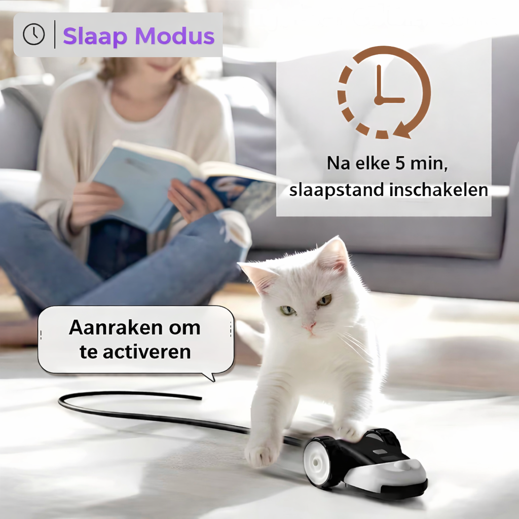 CatMouse™ | Speel Zelfstandig Terwijl Jij Weg Bent.