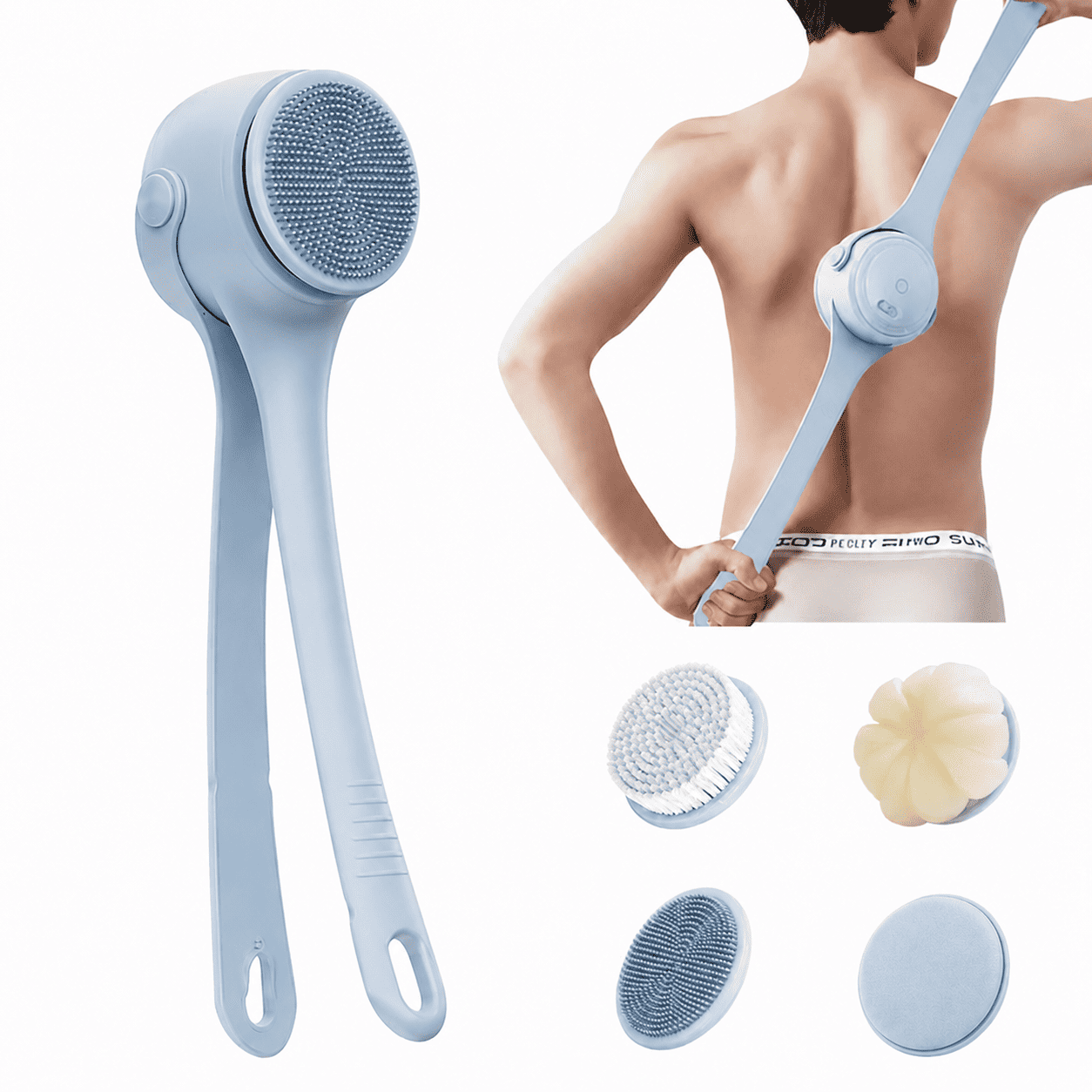 EasyScrub™ | Elektrische Rugborstel voor Moeilijk Bereikbare Plekken.