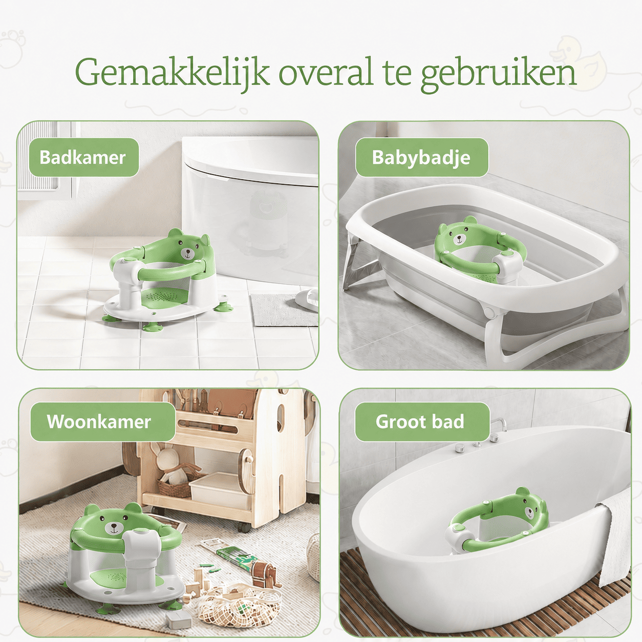 BathBuddy™ | Rust en Veilgheid Tijdens ieder Badmoment.