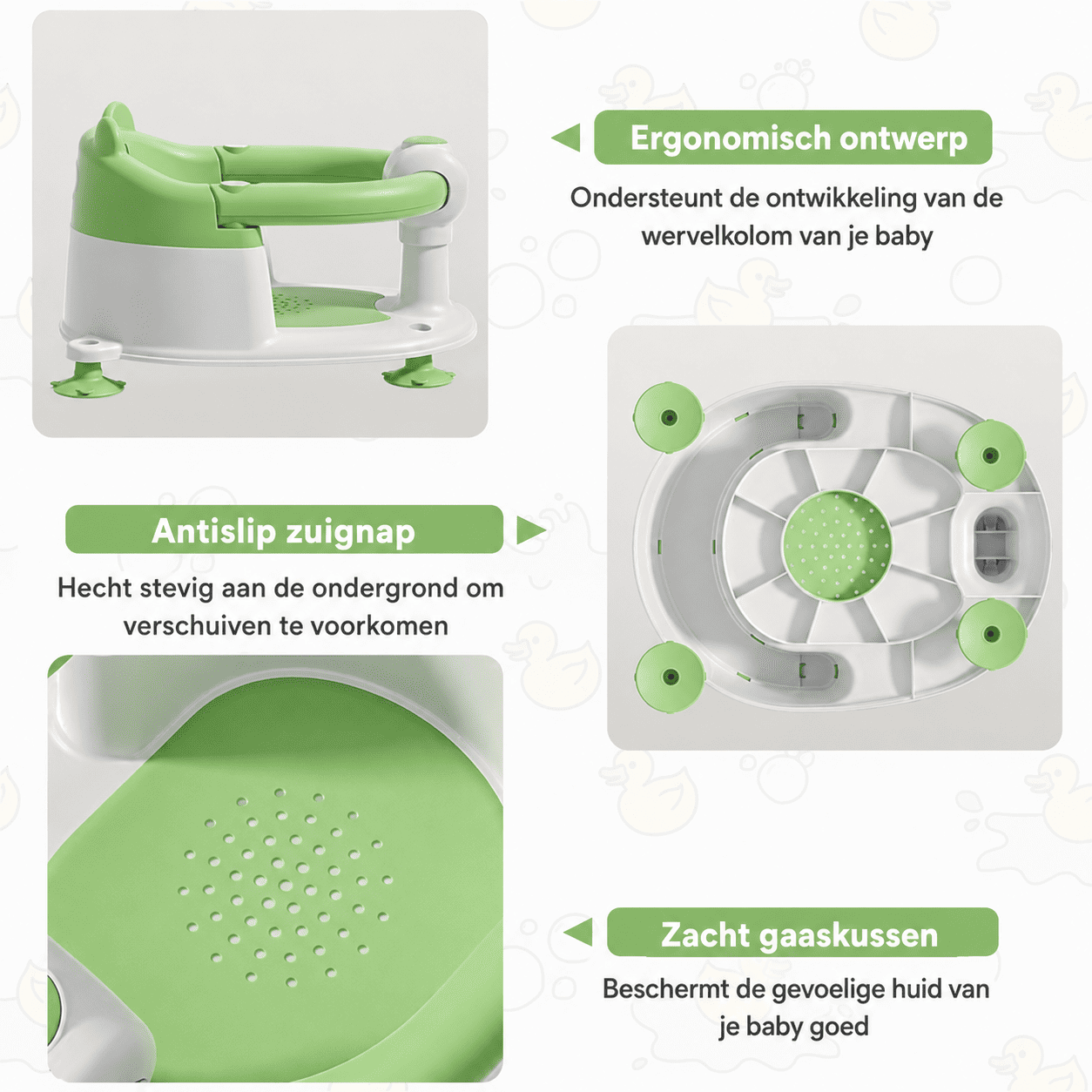 BathBuddy™ | Rust en Veilgheid Tijdens ieder Badmoment.
