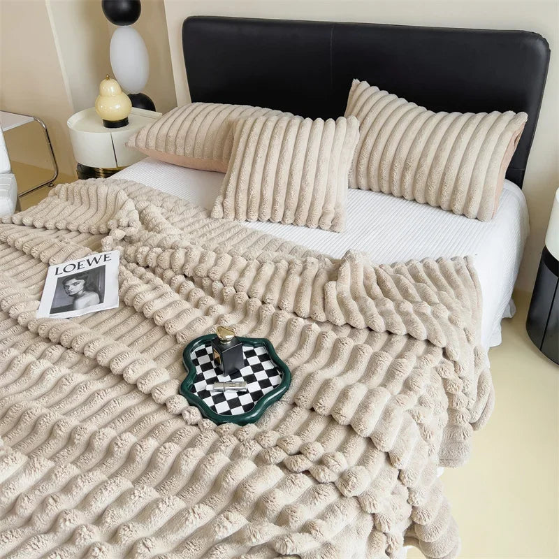 DreamFleece™ | Luxe Pluche Deken Voor Extra Warmte.