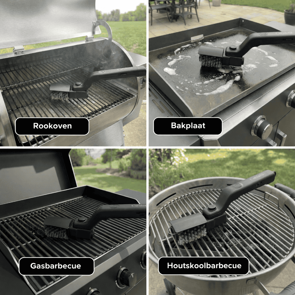 GrillBrush™ | De Snelle Oplossing voor een Brandschone Grill.