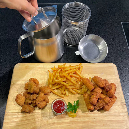 FryPan™ | Slimmer Frituren Met Minder Olieverspilling.