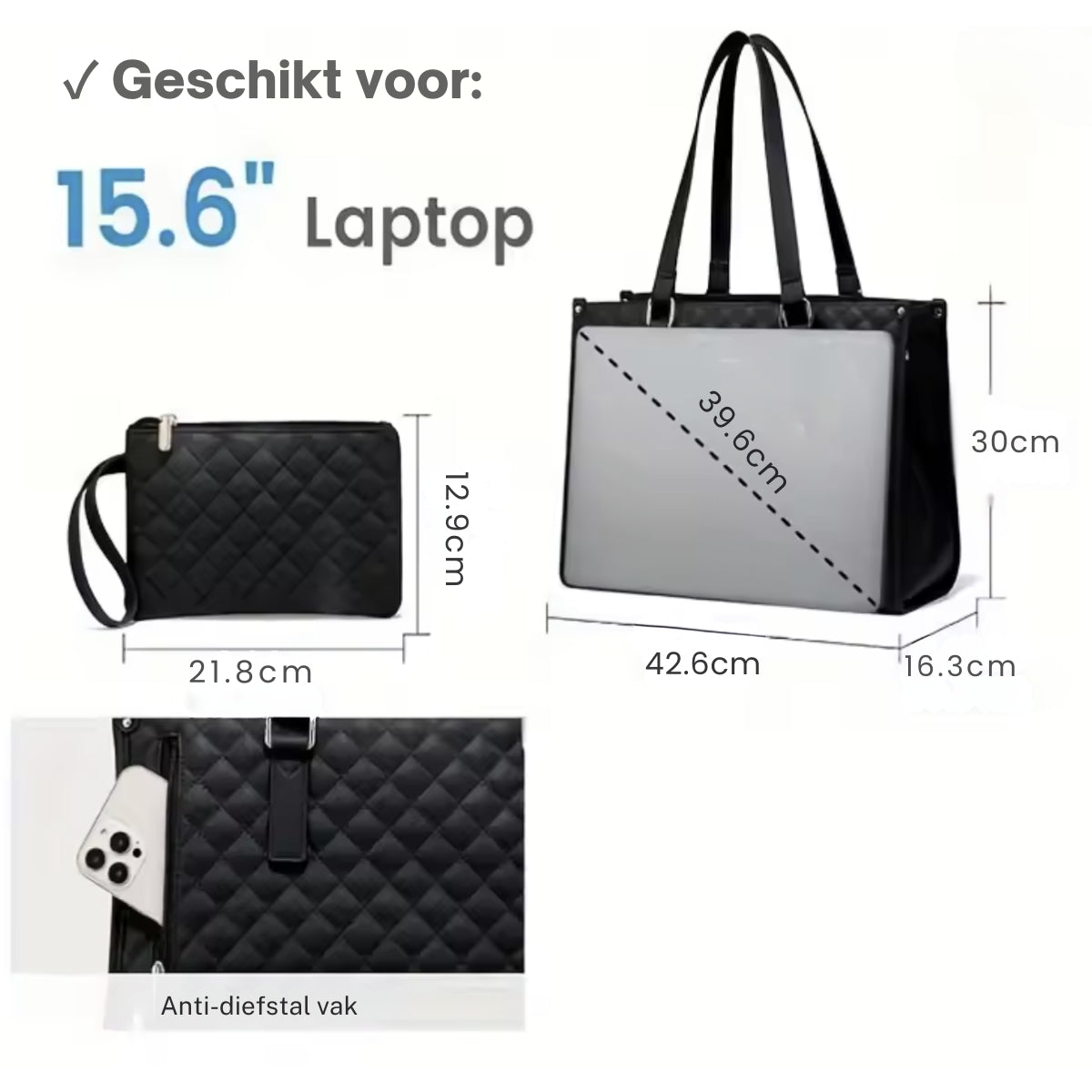 LuxLuncher™ | De Stijlvolle Lunchtas + Gratis Pouch