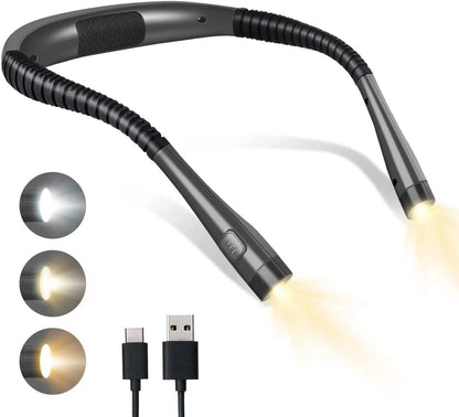 NeckLight™ | Maak Lezen & Werken Comfortabel en Handenvrij.