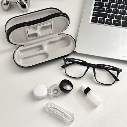 VisionCase™ | De Compacte 2-in-1 Oplossing voor Bril en Lenzen.