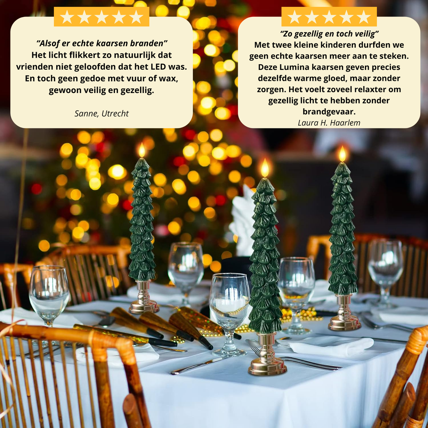 CandleTree™ | De Perfecte Balans tussen Warmte en Gezelligheid.