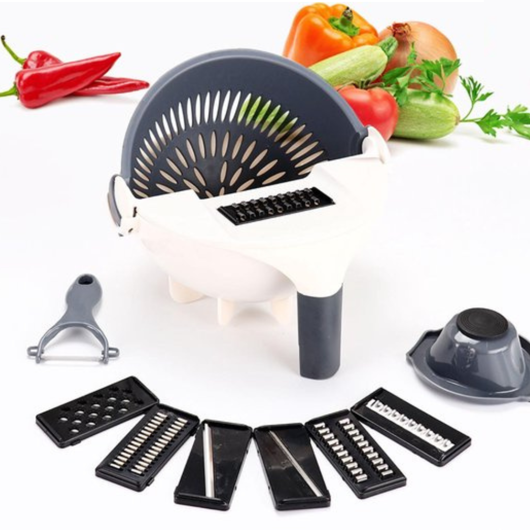 SliceMaster™ | Snel en Efficiënt Groenten en Fruit Snijden.