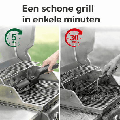 GrillBrush™ | De Snelle Oplossing voor een Brandschone Grill.