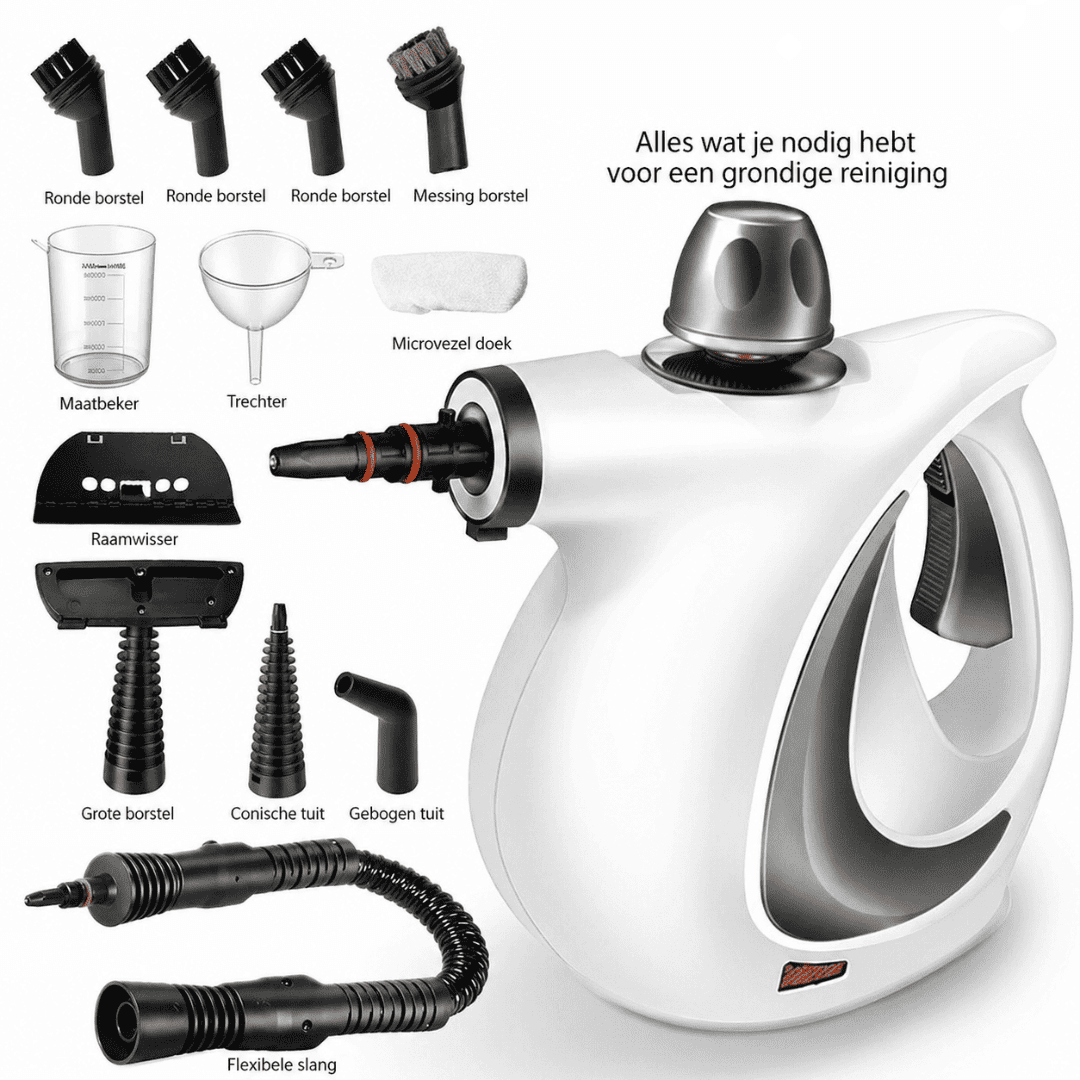 SteamPro™ | Geniet van Krachtige Stoomreiniging voor Elke Oppervlakte in Huis.