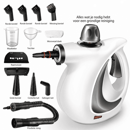 SteamPro™ | Geniet van Krachtige Stoomreiniging voor Elke Oppervlakte in Huis.