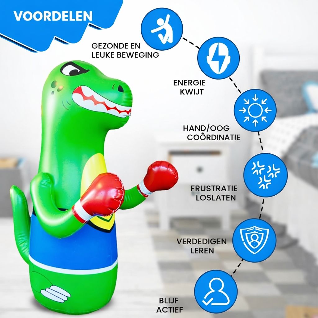 BoxDino™ | De Stoerste Uitlaatklep voor Actieve Kids