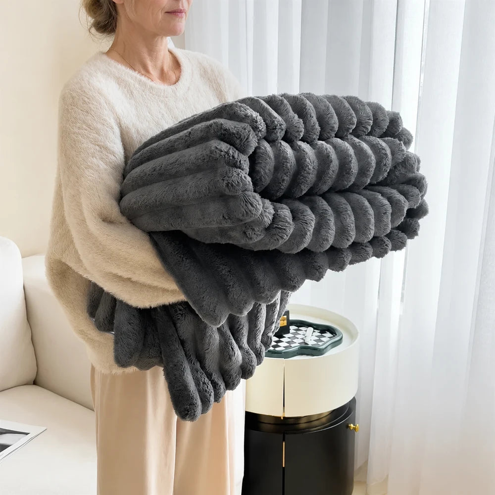 DreamFleece™ | Luxe Pluche Deken Voor Extra Warmte.