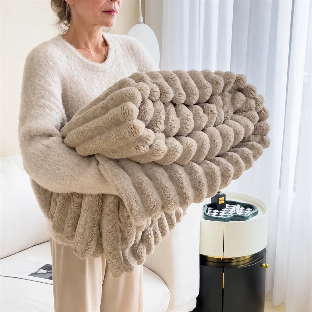 DreamFleece™ | Luxe Pluche Deken Voor Extra Warmte.