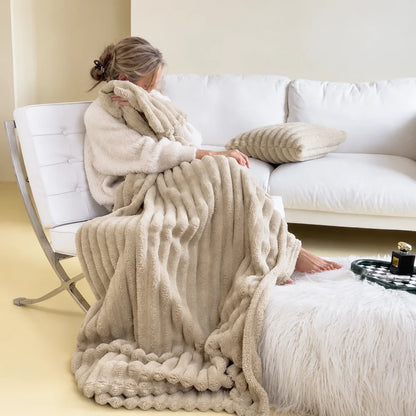 DreamFleece™ | Luxe Pluche Deken Voor Extra Warmte.