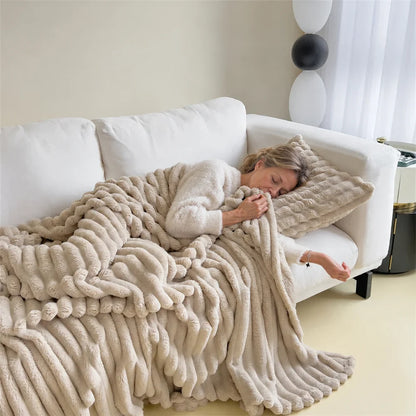 DreamFleece™ | Luxe Pluche Deken Voor Extra Warmte.