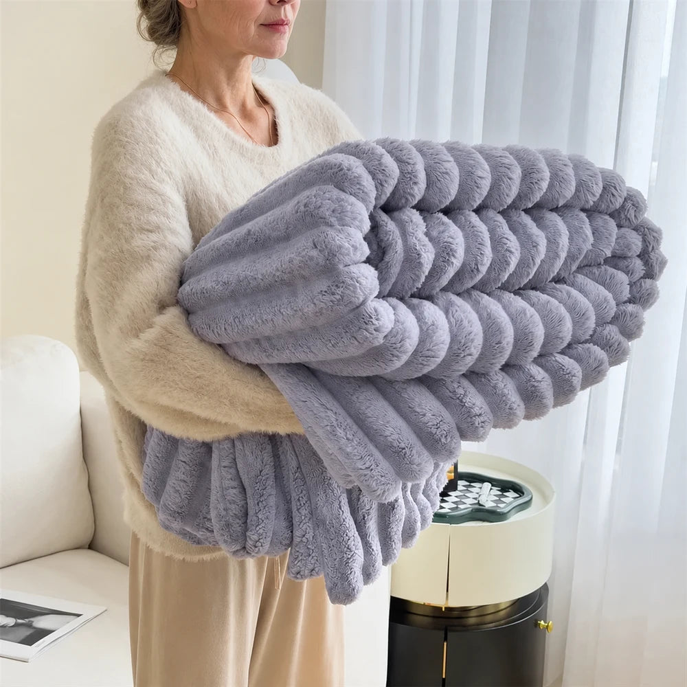 DreamFleece™ | Luxe Pluche Deken Voor Extra Warmte.