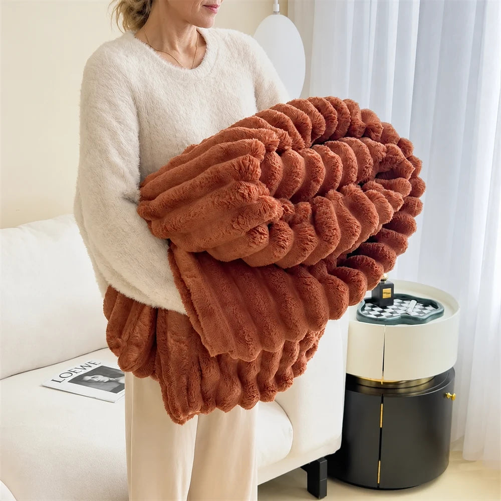 DreamFleece™ | Luxe Pluche Deken Voor Extra Warmte.