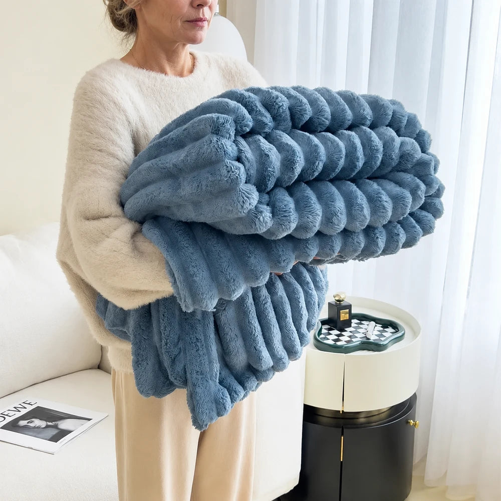DreamFleece™ | Luxe Pluche Deken Voor Extra Warmte.