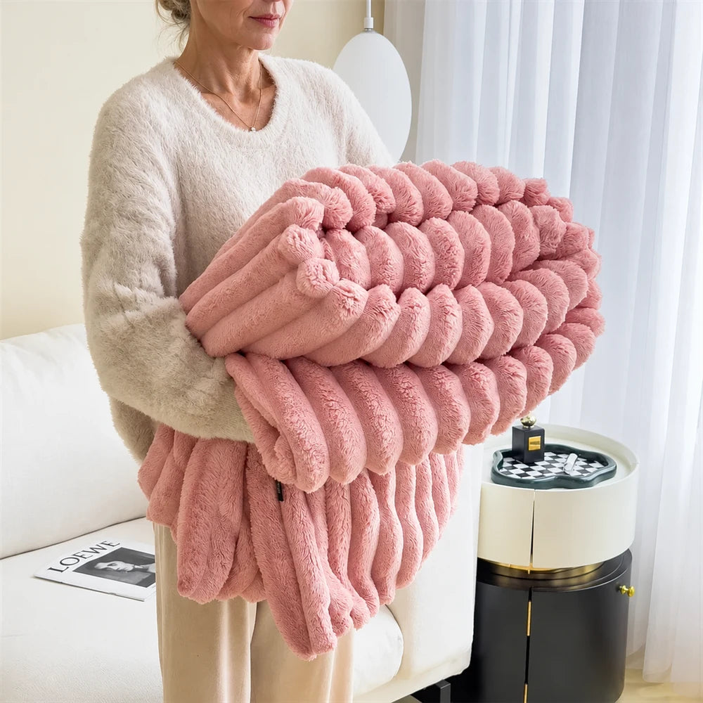 DreamFleece™ | Luxe Pluche Deken Voor Extra Warmte.