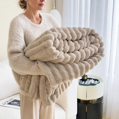 DreamFleece™ | Luxe Pluche Deken Voor Extra Warmte.