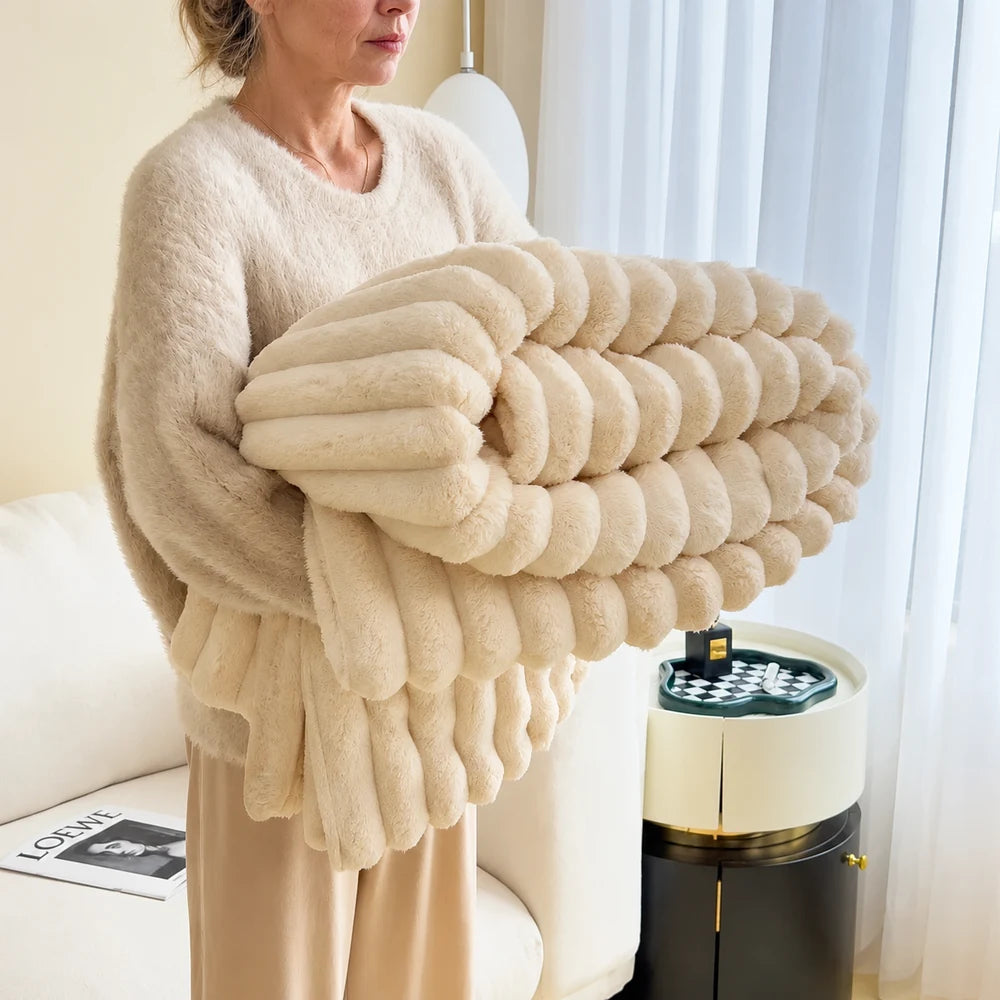 DreamFleece™ | Luxe Pluche Deken Voor Extra Warmte.
