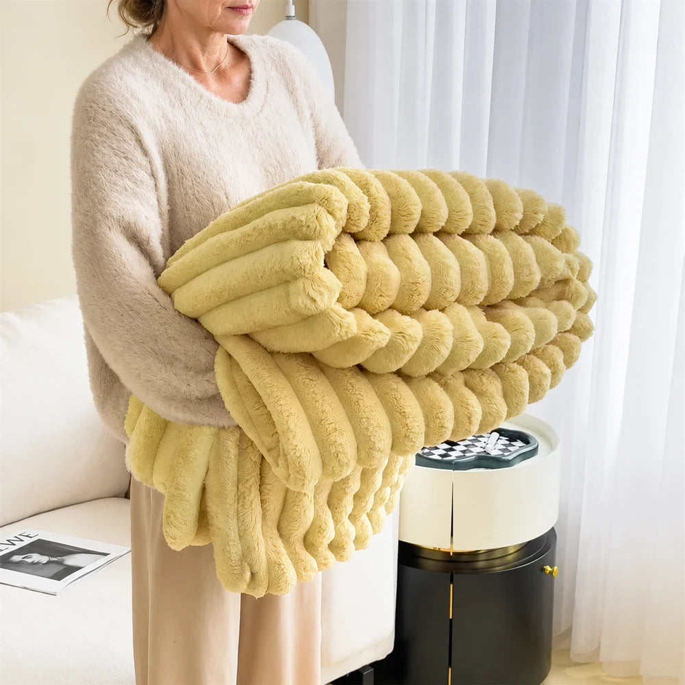 DreamFleece™ | Luxe Pluche Deken Voor Extra Warmte.