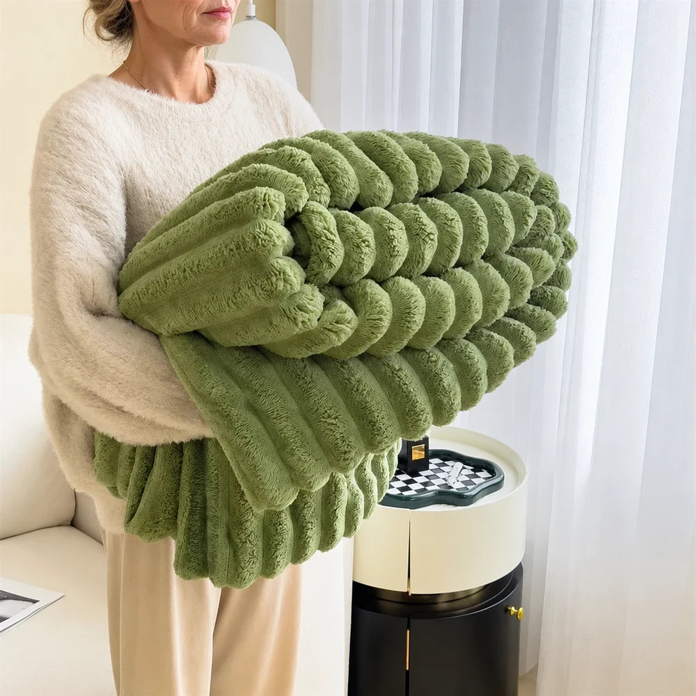 DreamFleece™ | Luxe Pluche Deken Voor Extra Warmte.