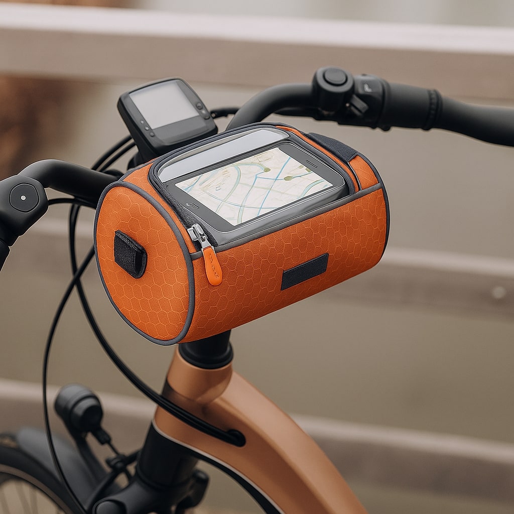 Tourix™ | Fietsstuur Opbergtas met Touchscreen Telefoonvak.