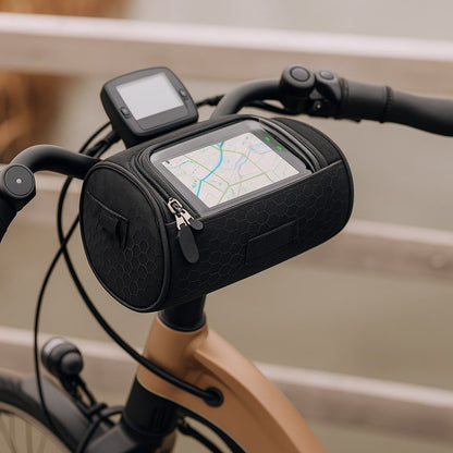 Tourix™ | Fietsstuur Opbergtas met Touchscreen Telefoonvak.